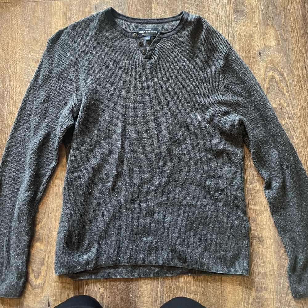 Lucky Brand Dark Grey Shirt